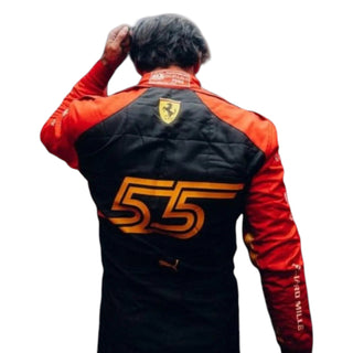 Special Scuderia Ferrari Race Suit Carlos Sainz Grand Prix 2023 F1 Spain