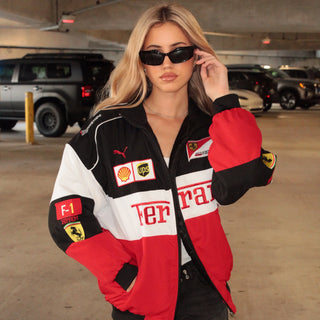 Ferrari F1 Vintage Jacket Black & White™