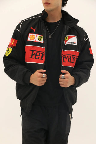 F1 Vintage Scuderia Ferrari Jacket Black & Red™