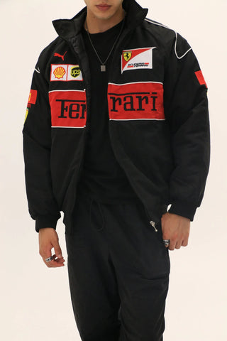 F1 Vintage Scuderia Ferrari Jacket Black & Red™