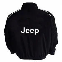 Jeep Racing Jacket Black with Piping