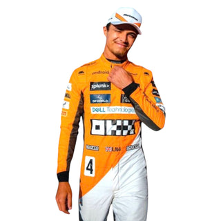 2023 Lando Norris Mcleran F1 Team Race Suit-Spanish GP