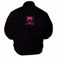 Viper Fangs Racing Jacket Black with Pink Embroidery