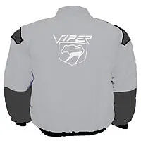 Viper Fangs Racing Jacket Light Gray and Dark Gray