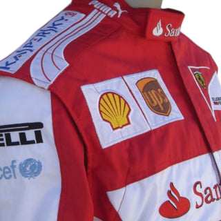 Fernando Alonso 2013 Embroidered Replica Race Suit Formula 1 Team Ferrari