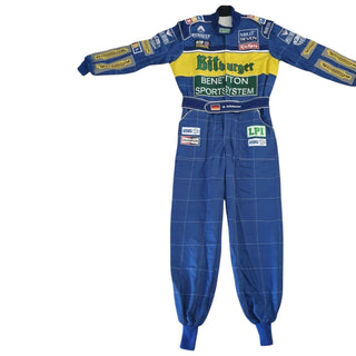 Michael Schumacher 1995 Embroidered Replica Race Suit Formula One Team Benetton-Renault
