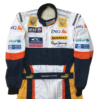 Fernando Alonso 2008 Renault F1 Race Suit