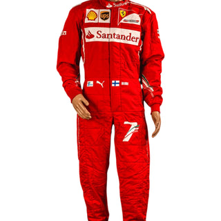 Kimi Raikkonen 2014 Ferrari F1 Replica Race Suit - Embroidery