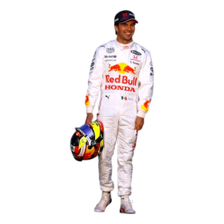 2021 Sergio Perez Red Bull Unveil Special Turkish Gp Race Suit