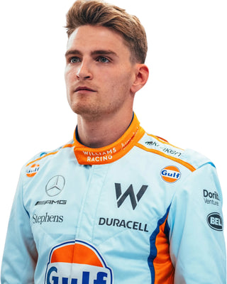 2023 Logan Sargeant Gulf F1 Race Suit Singapore GP
