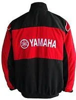Yamaha R6 Motorcycle Jacket Black and Red
