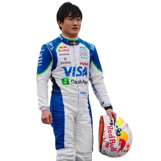 2025 Yuki Tsunoda Visa Cash App Racing Bulls F1 Race Suit