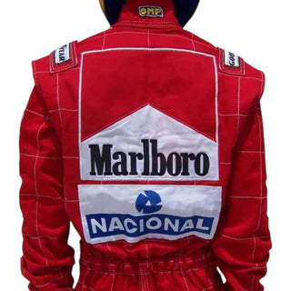 Ayrton Senna 1991 McLaren F1 Embroidery Race Suit Replica
