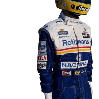 Ayrton Senna 1994 F1 Team Williams Renault Racing Suit
