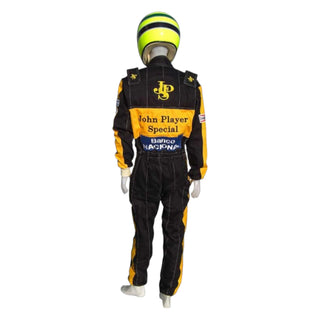 Ayrton Senna 1985 JPS F1 Racing Suit Replica - Embroidery Quality
