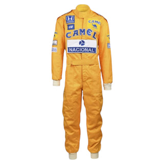 Ayrton Senna 1987 Formula 1 Team Camel Race Suit