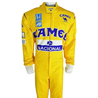 Ayrton Senna 1987 Formula 1 Team Camel Race Suit