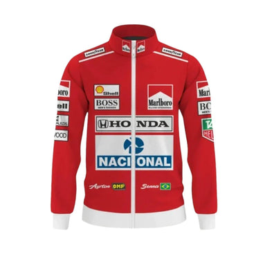 F1 Vintage Racing Jacket Mclaren Senna F1 Honda