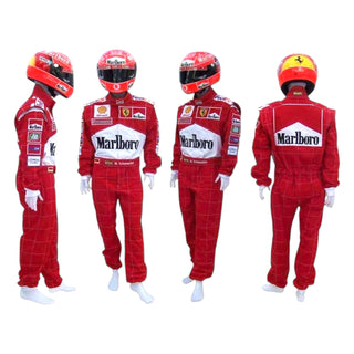 Michael Schumacher 2001 Ferrari F1 Racing Suit - Marlboro