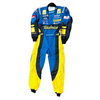 Fernando Alonso 2006 F1 Renault Racing Suit Replica - Embroidery