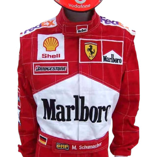 Michael Schumacher 2001 Ferrari F1 Racing Suit - Marlboro
