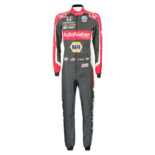 Autographed 2021 Alexander Rossi IndyCar Suit