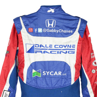 Signed 2016 Gabby Chaves IndyCar Suit - Dale Coyne Racing