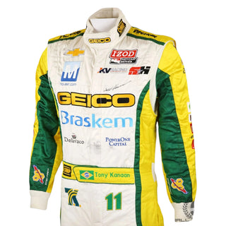 2012 Tony Kanaan Signed Race Suit - IndyCar KV Racing