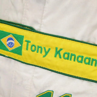 2012 Tony Kanaan Signed Race Suit - IndyCar KV Racing
