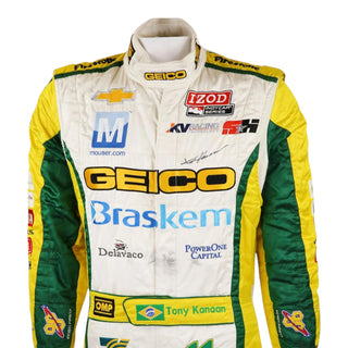 2012 Tony Kanaan Signed Race Suit - IndyCar KV Racing