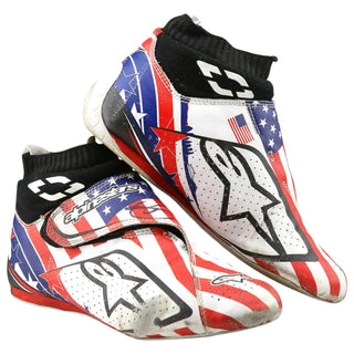Romain Grosjean Signed Andretti Autosport IndyCar Boots - F1 Vintage Racewear