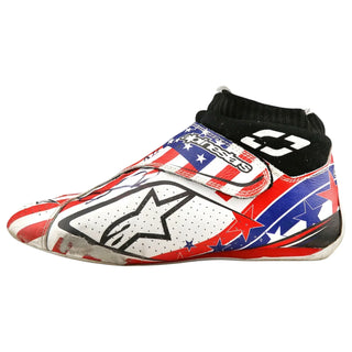 Romain Grosjean Signed Andretti Autosport IndyCar Boots - F1 Vintage Racewear