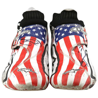 Romain Grosjean Signed Andretti Autosport IndyCar Boots - F1 Vintage Racewear