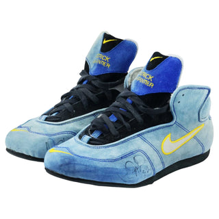 Signed IndyCar Boots - Patrick Carpentier Team Players Race