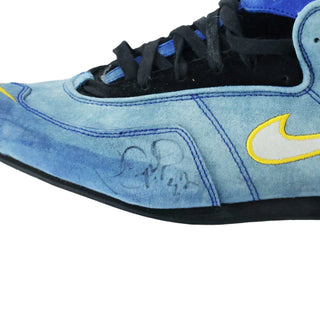 Signed IndyCar Boots - Patrick Carpentier Team Players Race