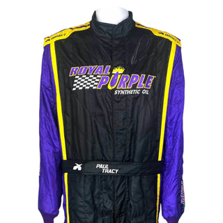 2016 Paul Tracy Signed Race Suit - Royal Purple Stadium Super Trucks