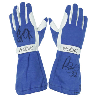 Autographed IndyCar Gloves - Patrick Carpentier Signed Team Player's Original