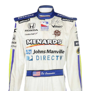 Signed 2008 Ed Carpenter Menards IndyCar Suit
