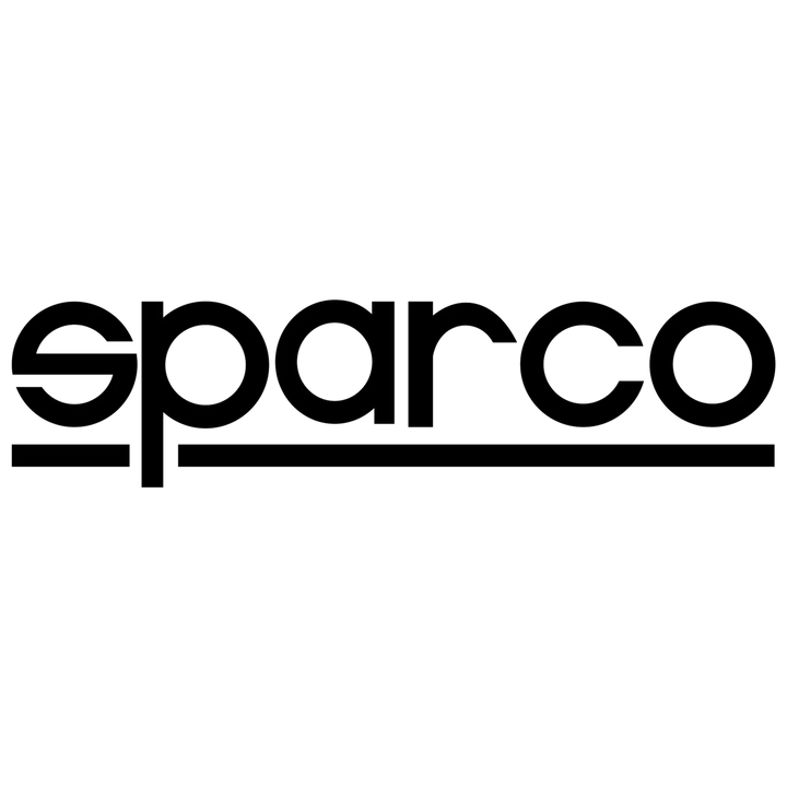 Sparco brand logo in black typography on a white background.