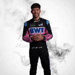 2024 Pierre Gasly Signed Spanish GP Alpine F1 Race Suit Track Racewear