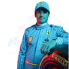 2024 Carlos Sainz Jr. F1 Ferrari Miami GP Race suit - Rustle Racewears