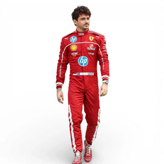 2025 Charles Leclerc Scuderia Ferrari Formula 1 F1 Race Suit - Rustle Racegear
