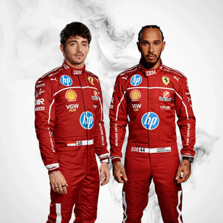 2025 Ferrari F1 Racing Team Suit | Charles Leclerc & Lewis Hamilton - Rustle Racegear