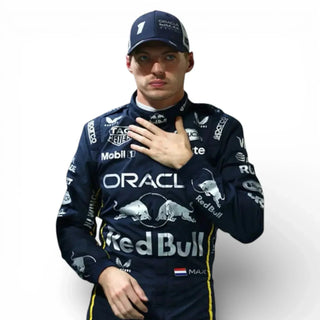 2025 Max Verstappen Red Bull Racing Singapore GP F1 Team Race Suit - Rustle Racegear