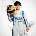 2025 Yuki Tsunoda Visa Cash App F1 Race Suit Track Racewear