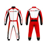 2025 Birel ART Kart Racing Suit – Red & White