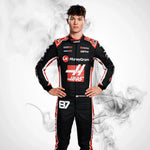 2025 Oliver Bearman Haas F1 Team Race Suit Replica - Rustle Racegear