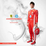 2026 Charles Leclerc Ferrari HP F1 Replica Race Suit Track Racewear
