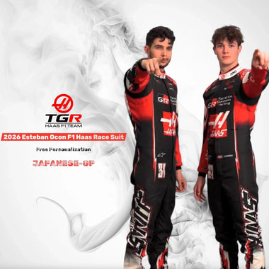 2026 Haas F1 Driver Suit – Japanese Grand Prix New Edition Track Racewear