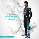 2026 Kimi Antonelli F1 Driver Mercedes Racing Replica Costume Track Racewear